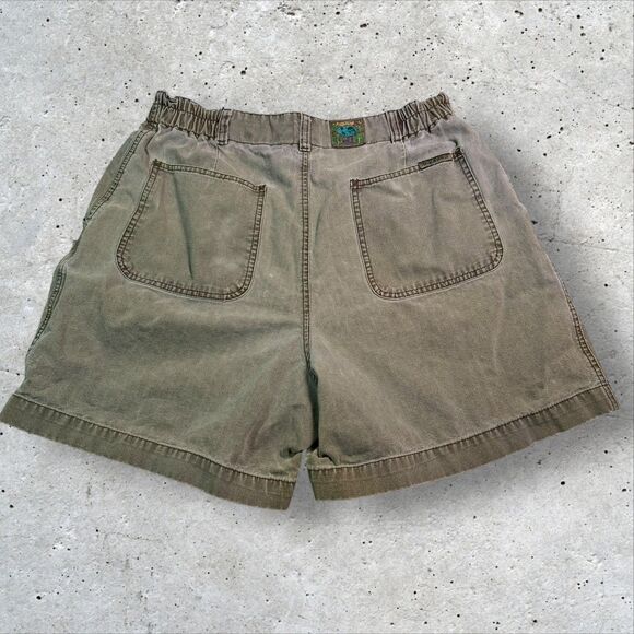 Royal Robbins 100% Cotton Hiking Shorts Women’s Sz 14 Vintage Olive Green - Picture 2 of 10